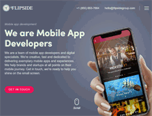 Tablet Screenshot of flipsidegroup.com